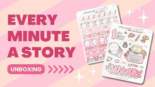 Every Minute A Story Sticker Kit Unboxing | Planner Setup Stickers for 2026
