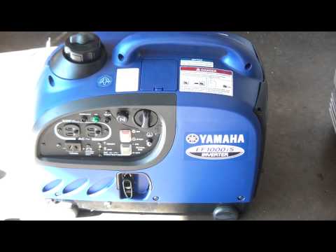 Yamaha EF1000is generator review operations