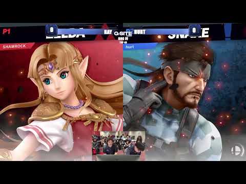 Gauntlet of Glory IV Round 12 - Hurt (Snake) Vs. Ray (Zelda) Smash Ultimate - SSBU