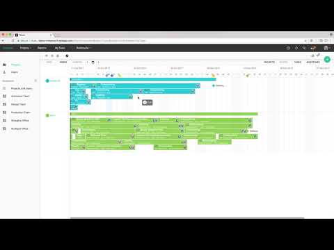 3 - Project Timeline - Project Overview in ftrack Studio