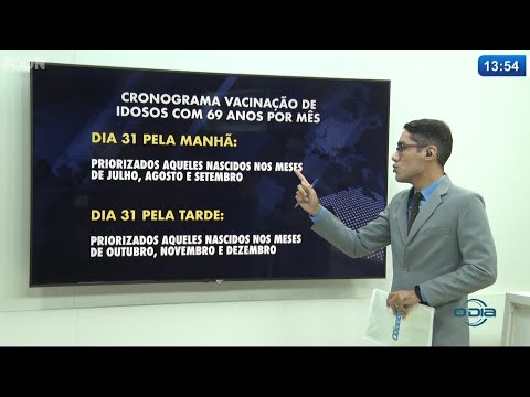 Confira o cronograma de vacinação para idosos de 69 anos 30 03 2021