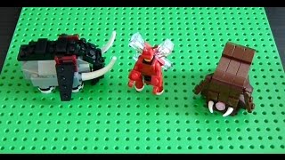 Lego Pokemon + Instructions Part 22 - Donphan, Scizor, and Piloswine