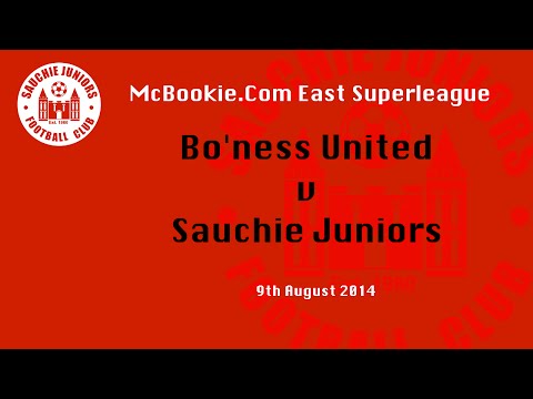 09/08/2014 Boness United v Sauchie Juniors