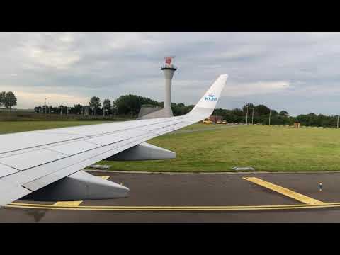 Landing in schiphol MAN-AMS KL1070