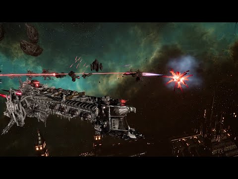 Skalgrim Mod - Iron Blood - Iron Warriors vs Imperial Navy - Battlefleet Gothic Armada 2