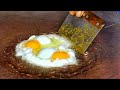 King Of Kathiyawadi Egg Dishes Green Tadka Egg Tikhari Egg Street Food Indian Street Food