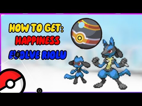 HOW TO EVOLVE RIOLU AND GET HAPPINESS IN PBF | POKÉMON BRICK BRONZE