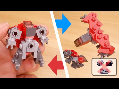 LEGO brick Condor transformer robot tutorial Redcon #LEGO #MOC #レゴ変形ロボ #レゴアイデア #레고변신로봇