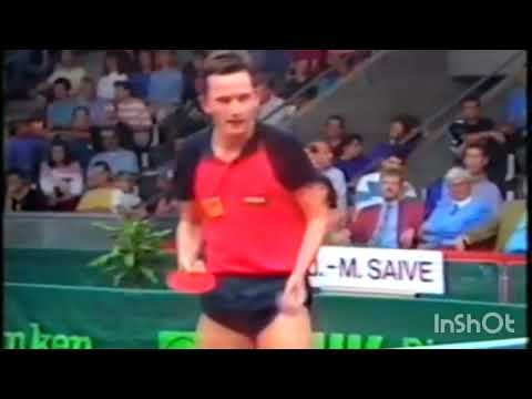 Jan-Ove Waldner Vs Jean Michel Saive (1992 European Masters in Karlsruhe) Highlights