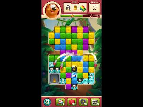 Toon Blast Level 6214 - NO BOOSTERS 🐻🐺🐱 | SKILLGAMING ✔️