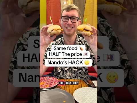 HACK To Save Money At Nando's 👀👇🏻