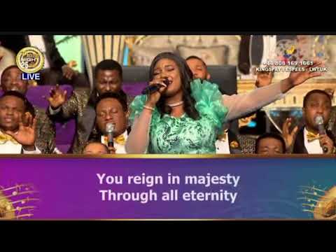 YOU REIGN IN MAJESTY || Loveworld Singers and Pastor Chris @praise night 25
