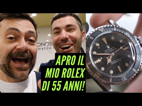 I opened my 55 year old Rolex Submariner and found out that... | VLOG in Rome by Chronoservice24!
