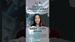 Download lagu SABAT DAN AKHIR | DISKUSI SEKOLAH SABAT PELAJARAN 8 KUARTAL II 2023 #diskusisekolahsabat mp3