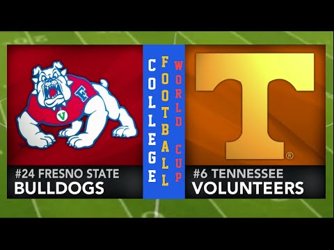 College Football World Cup Game 55 Round of 16 Fresno State versus Tennessee [Instant Classic]