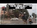 Angry Biker Gets Off Bike in the Middle of the Road Swearing | Road Rage in Australia | Ep. 6