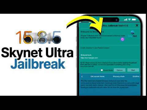 How to Jailbreak iOS 15.8.5 With skynettool ultra