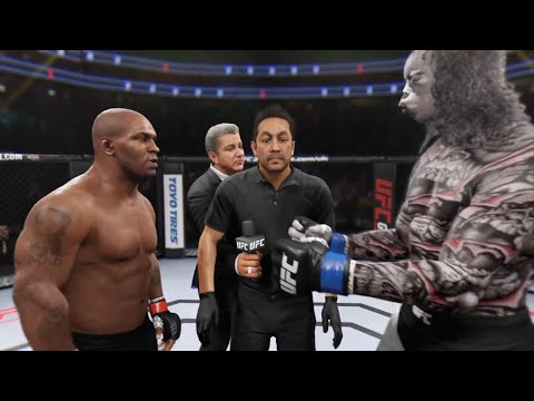 Mike Tyson vs. Old Wolfe - EA Sports UFC 2 - Boxing Stars 🥊