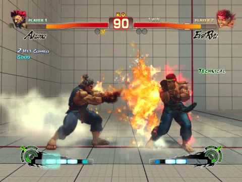 SSF4 AE PC Casual Match: Ans (Akuma) vs Odie (Evil Ryu) part 2