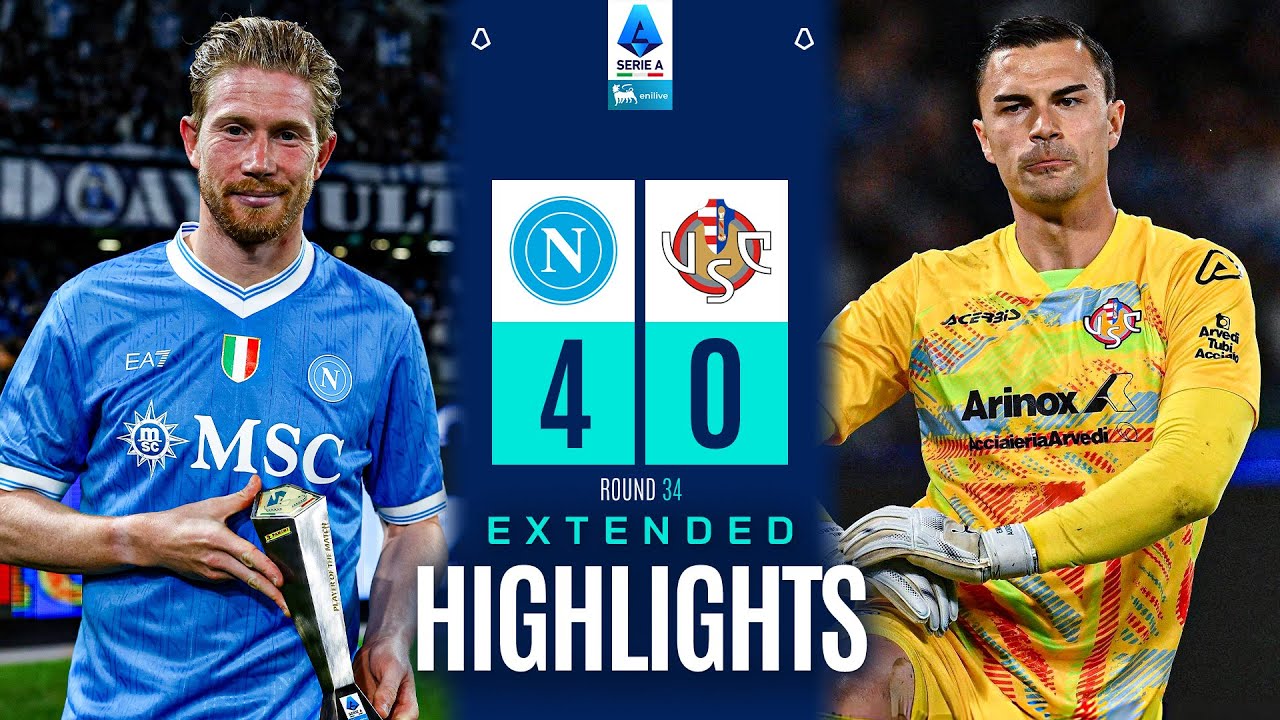MAXI SINTESI NAPOLI-CREMONESE 4-0 | EXTENDED HIGHLIGHTS | SERIE A ENILIVE 2025/26