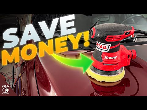 How To Polish A Car With A Palm Sander!