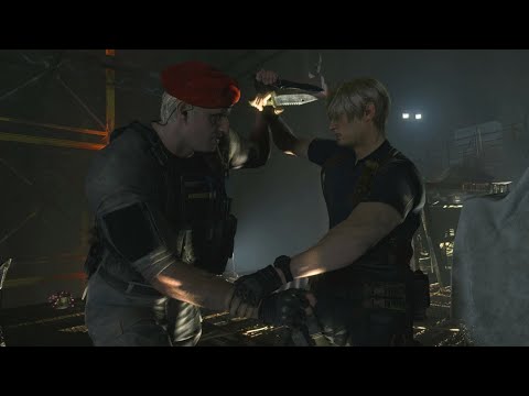 Resident Evil 4: Remake - Krauser Knife Fight (Hardcore Mode/No Damage)