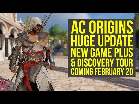 Assasssin's Creed Origins New Game Plus & Discovery Tour Coming Feb 20 (AC Origins New Game Plus) Video