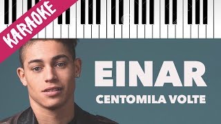 Einar | Centomila Volte // Piano Karaoke con Testo
