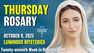 Thursday Rosary 💙 Luminous Mysteries of the Rosary 💙 October 9, 2025 VIRTUAL ROSARY