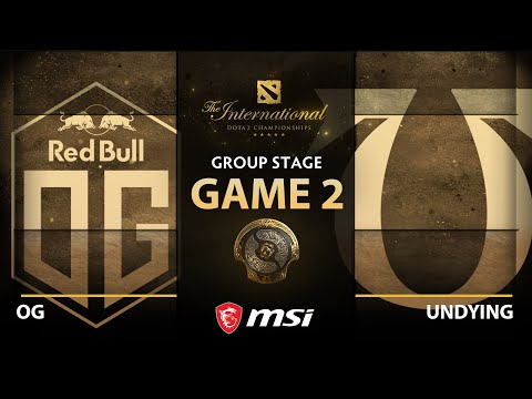 The International 10 Groupstage | OG vs Undying | Game 2