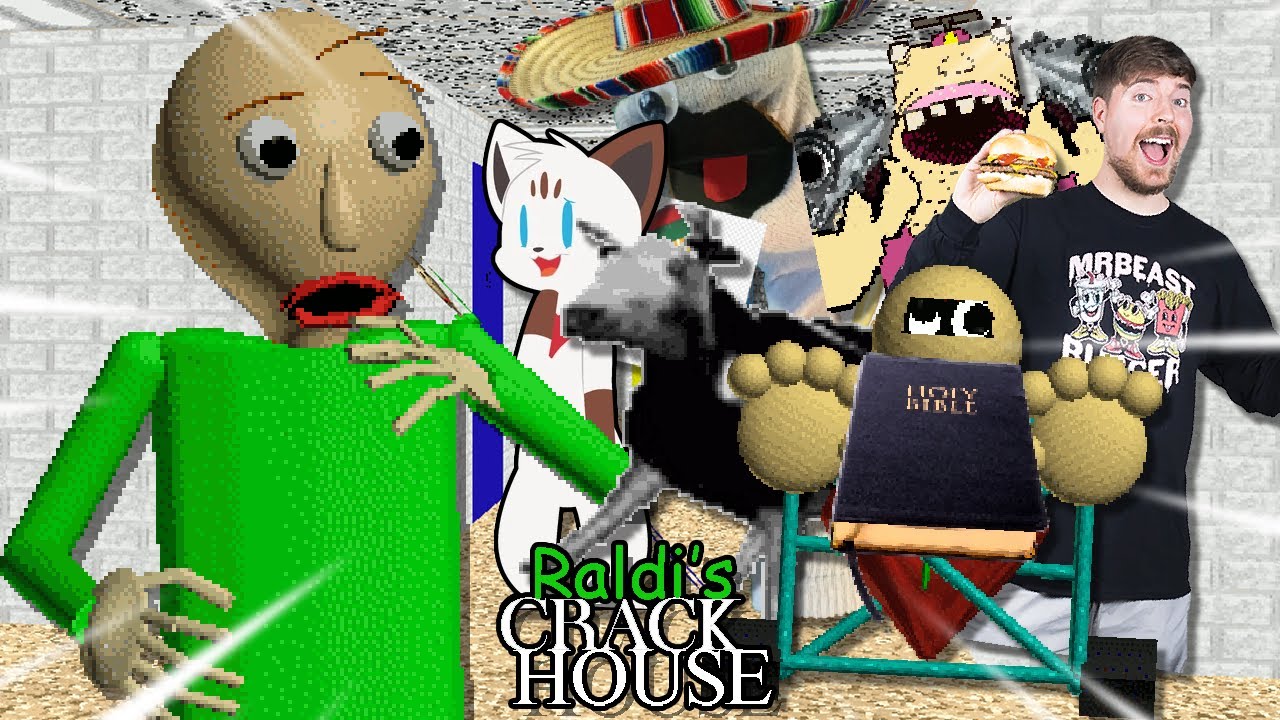 RALDI'S CRACKHOUSE?! | Baldi's Basics MOD
