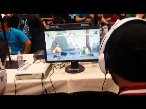 EVO 2015 QF TL BP Cast Blanka vs Nyanshi (JPN)