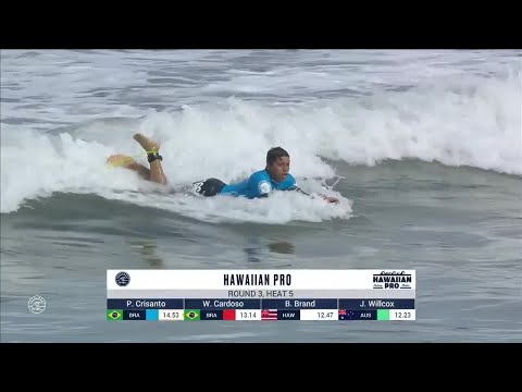 Hawaiian Pro, Men's Qualifying Series - Round 3 heat 5