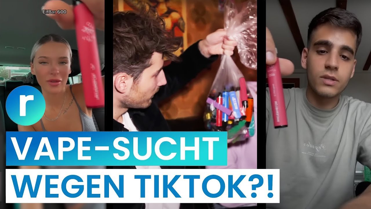 Vape-Sucht durch Tiktok? Wie Social Media den Hype befeuert | reporter