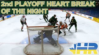 2nd playoff heart break of the night... Stars hockey goalie GoPro