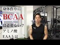 【筋トレ】BCAAは必要か?摂取タイミングやアミノ酸EAAについて。