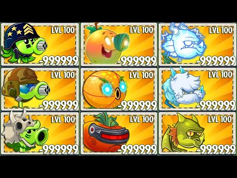 Team ANIMAL vs FRUIT x PEA x SHROOM Battlez - Who Will WIn? - Pvz 2 Plant vs Plant