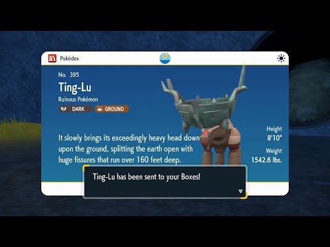 How to catch Ting Lu in Pokemon Violet! OP Legendary!
