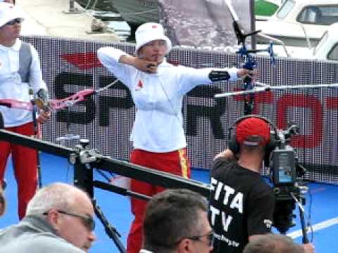 The Chinese ladys recurve team