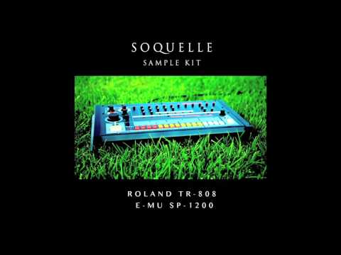 Roland TR-808 Drum Machine E-mu SP-1200 Sampler Soquelle Sample Kit Library TR808 SP1200 Demo