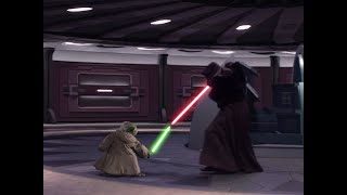 Star Wars Episode III - Revenge of the Sith - Yoda VS Palpatine (Darth Sidious) - 4K ULTRA HD.