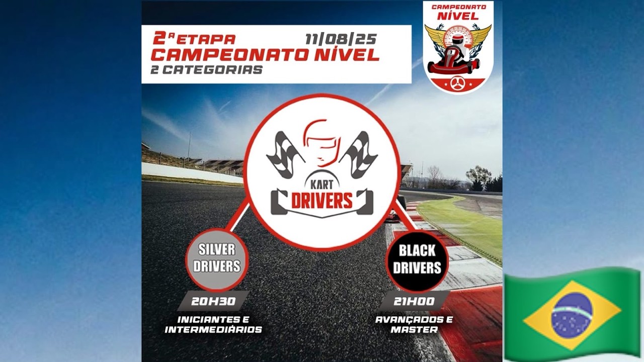 AO VIVO - KART DRIVERS - 11/08/2026