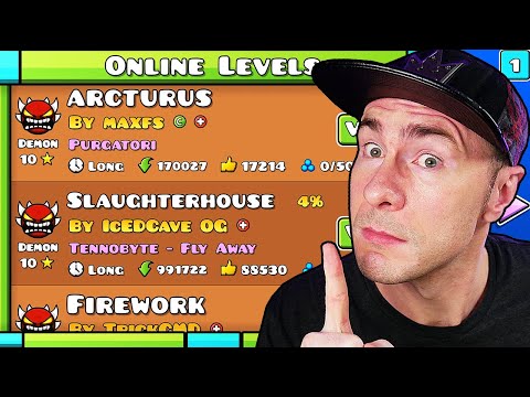 THREE  NEW TOP 1 DEMONS ALL RATED ~ Firework, Arcturus, Slaughterhouse