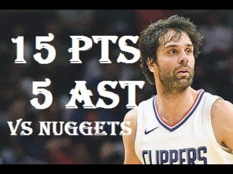 Milos Teodosic 15 pts 5 ast vs Nuggets Jan 17, 2018