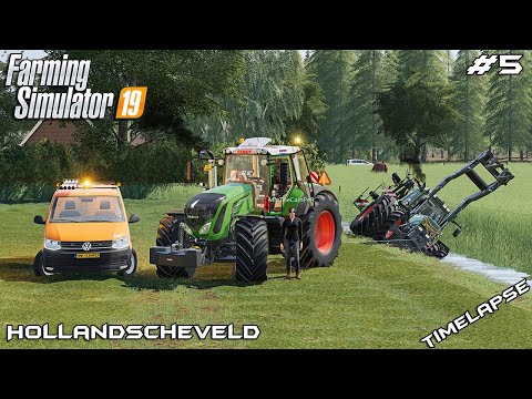 MrsTheCamPeR steckte im Graben fest | Tiere auf Hollandscheveld | Landwirtschafts-Simulator 19 | ...
