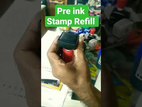 Self ink Stamp Refill | #selfinkstamp #stamps #viralshorts