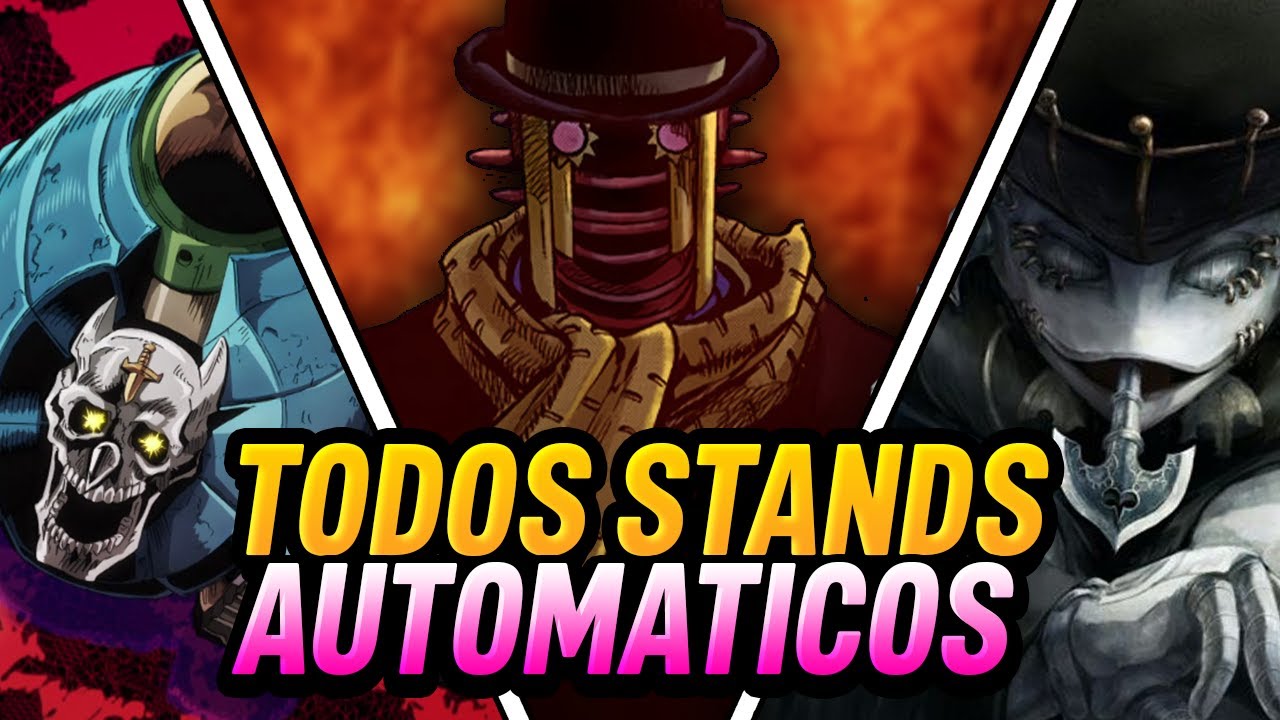 PURA APELAÇÃO! Todos os Stands Automáticos em JOJO II JOJO99 POLÊMICA