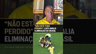 NOSSO CRAQUE TÁ OTIMISTA COM O FUTURO! CAFU ANALISA A ELIMINAÇÃO DA SELEÇÃO! #shorts