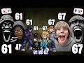 NEW ALL PHASE 67 VS 61 Friday Night Funkin 67 Kids Meme Vs 61 Meme