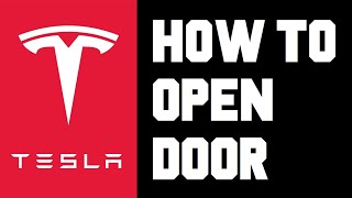 Tesla How To Open Door - How To Open Tesla Door With Key Card - How To Open Tesla Door From Outside